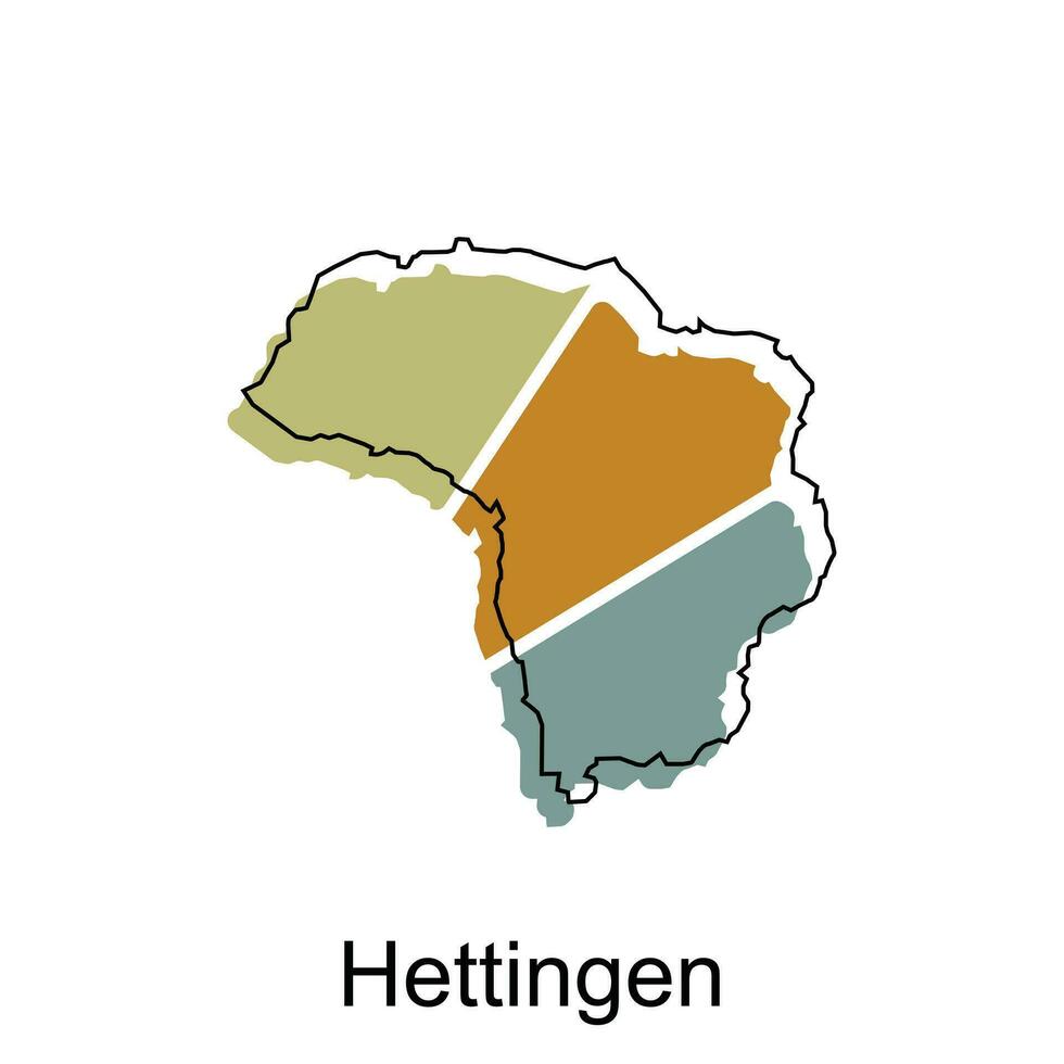 hettingen Welt Karte Vektor Design Vorlage, Grafik Stil isoliert auf Weiß Hintergrund, geeignet zum Ihre Unternehmen