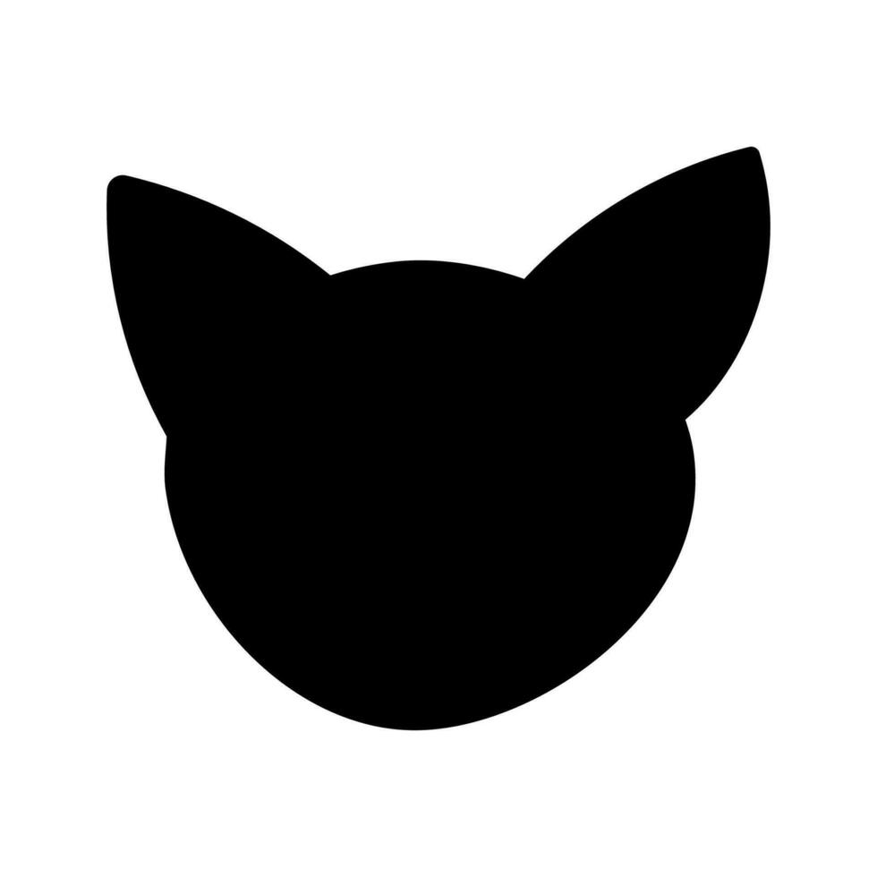 Halloween Katze unheimlich Farbe süß schwarz Element vektor