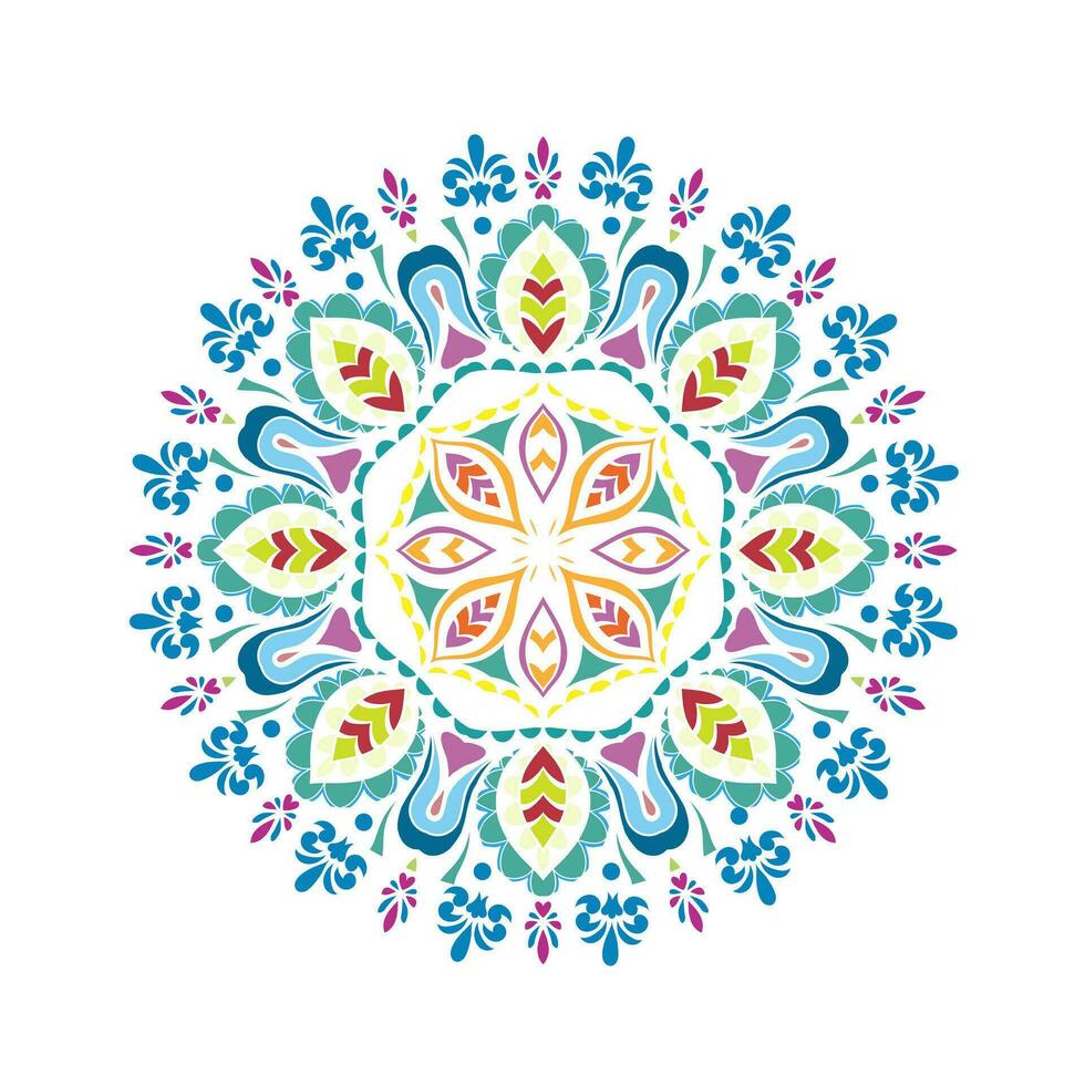 skön mandala prydnad design med geometrisk cirkel element tillverkad i vektor realistisk lyx mandala bakgrund skön mandala design illustration