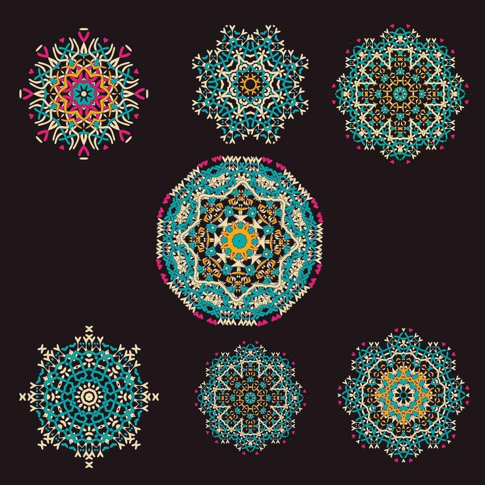 schön Mandala Ornament Design mit geometrisch Kreis Element gemacht im Vektor realistisch Luxus Mandala Hintergrund schön Mandala Design Illustration