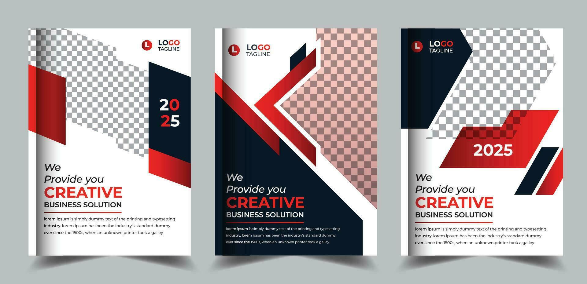 korporativ jährlich Bericht Geschäft Buch Startseite Flyer Broschüre a4 Größe Design Vorlage vektor