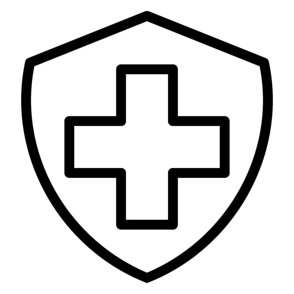 Symbol für Krankenversicherungslinie vektor