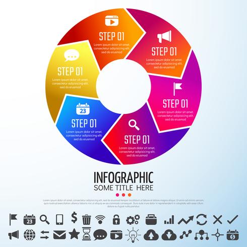 infographics Design Mall vektor