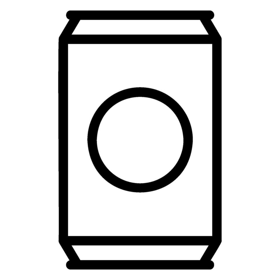 Soda-Linie-Symbol vektor