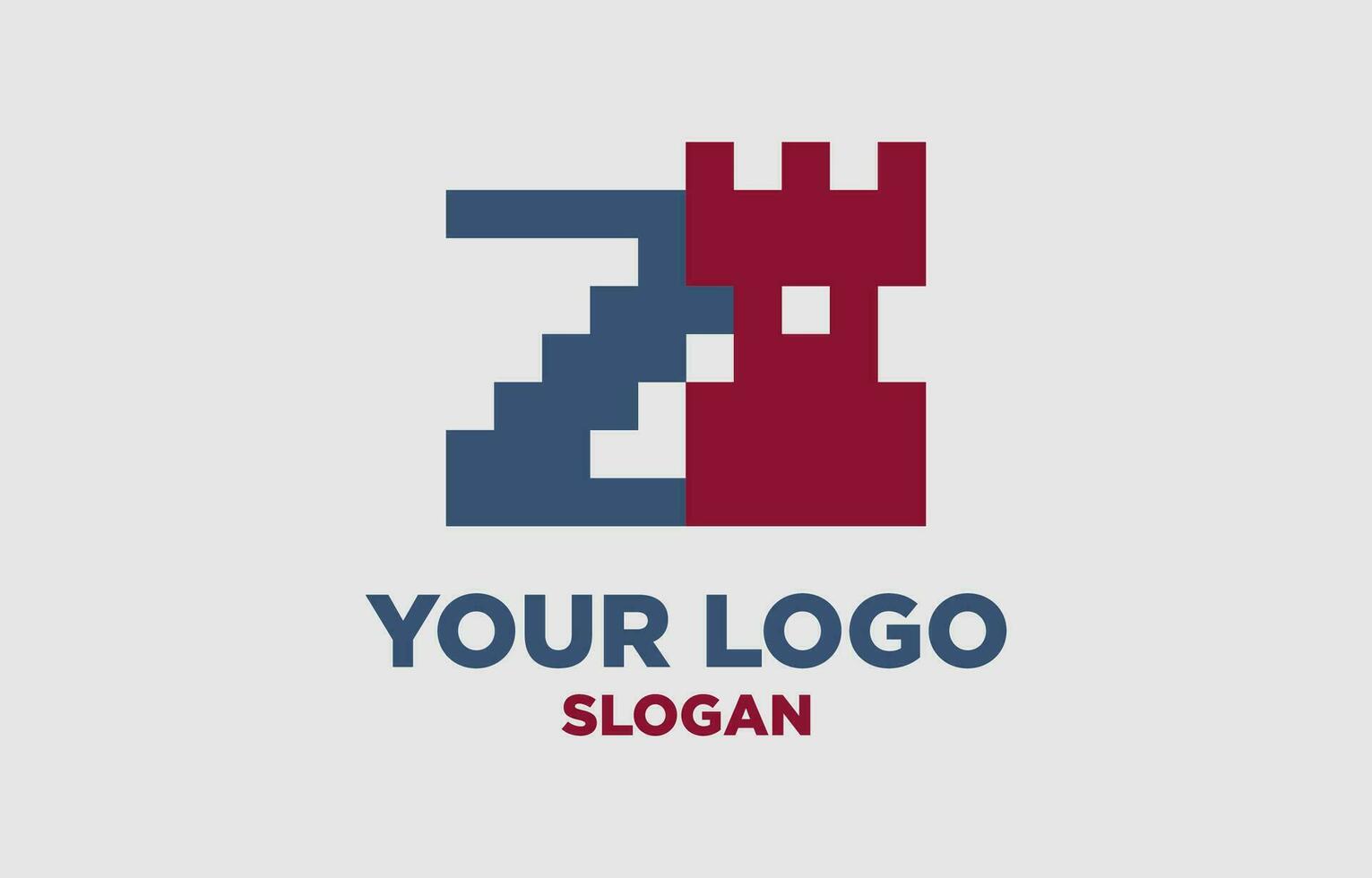 brev z rike digital stil vektor logotyp design
