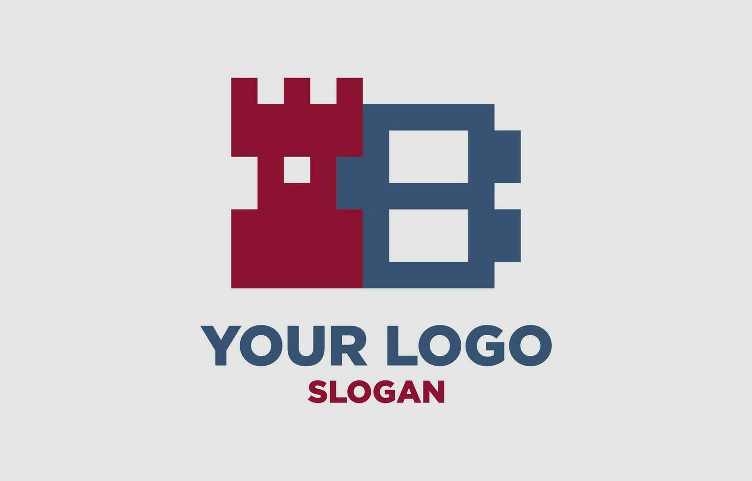 brev b rike digital stil vektor logotyp design