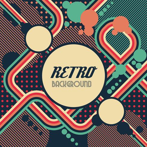 Gammal retro vintage stil design mall vektor