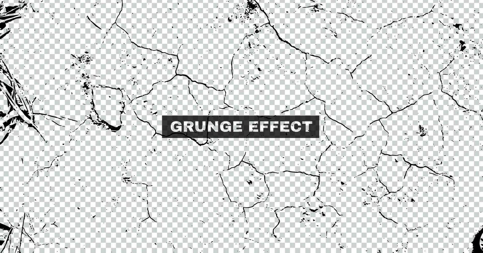 grunge effekt bakgrund med sprickor och repor, grunge täcka över för vektor design, grungy,