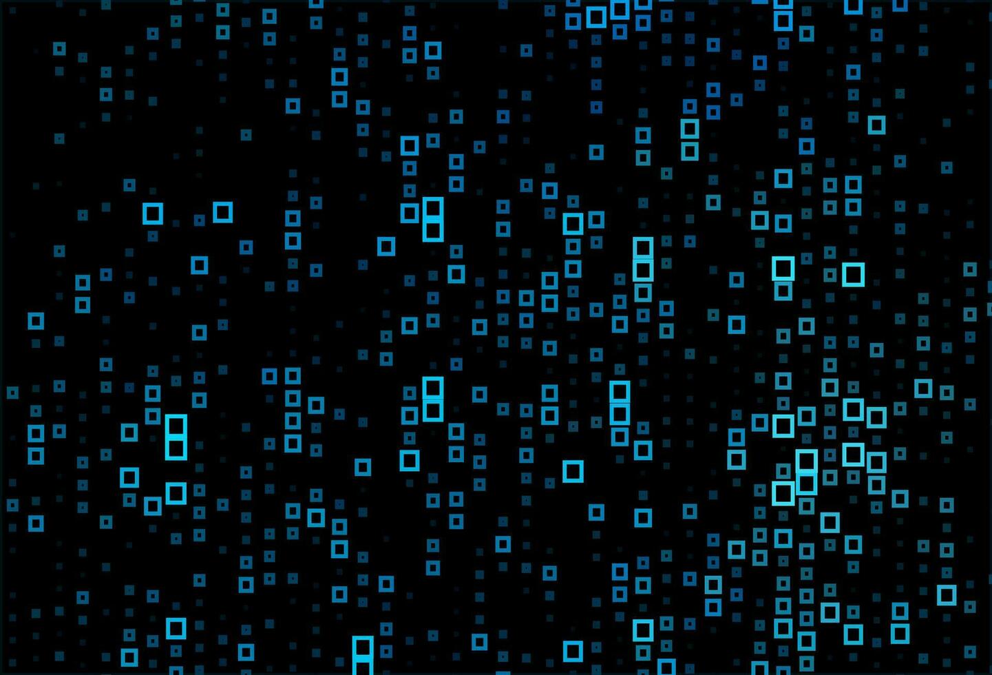 dunkelblaues Vektormuster im quadratischen Stil. vektor