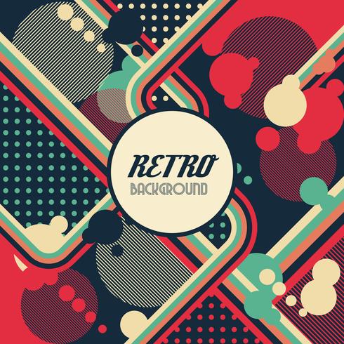 Gammal retro vintage stil design mall vektor