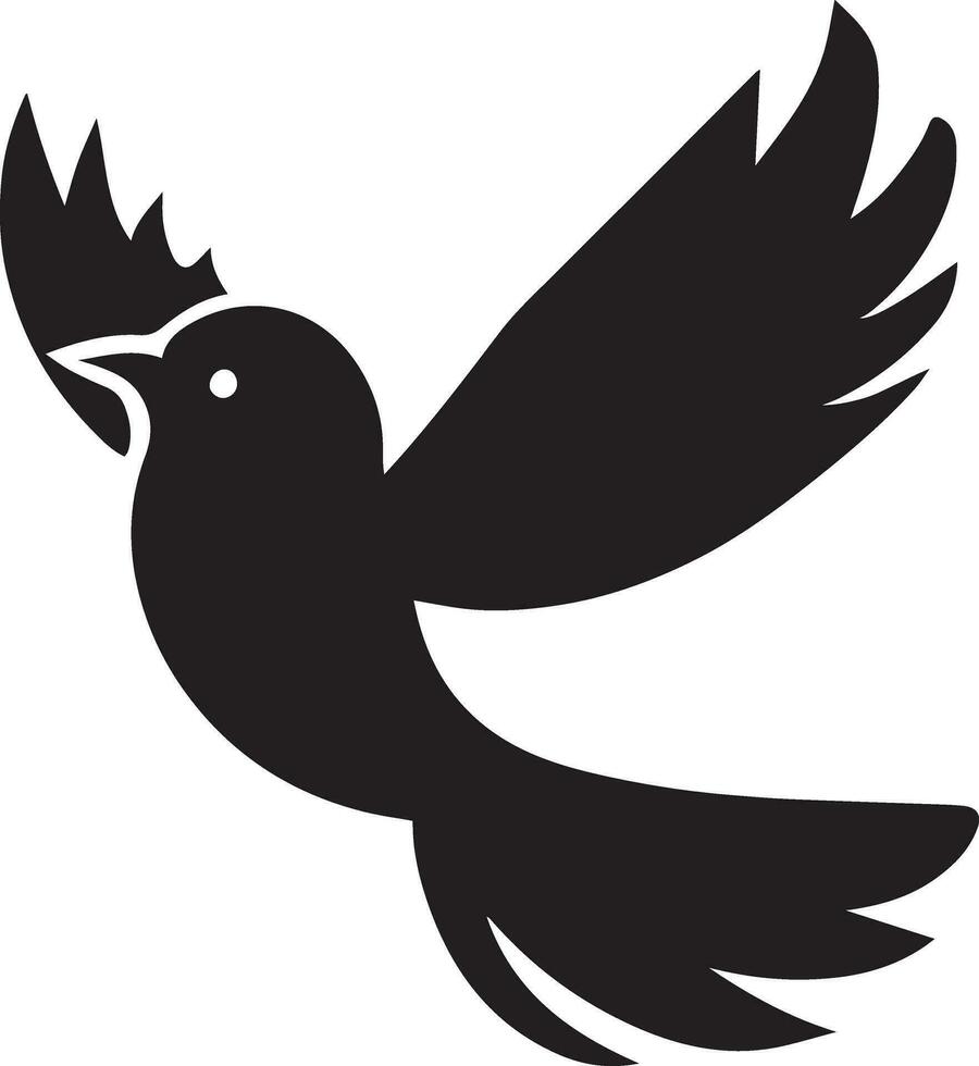 fågel logotyp begrepp vektor silhuett illustration