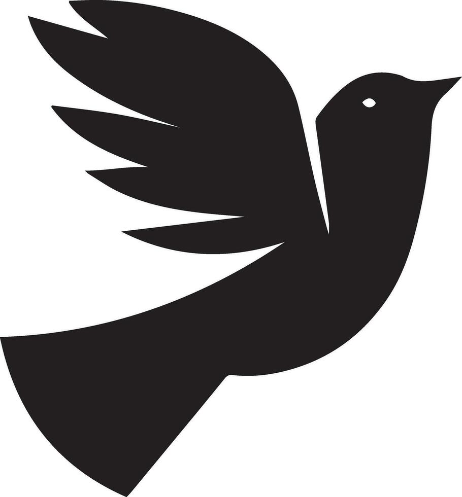 fågel logotyp begrepp vektor silhuett illustration