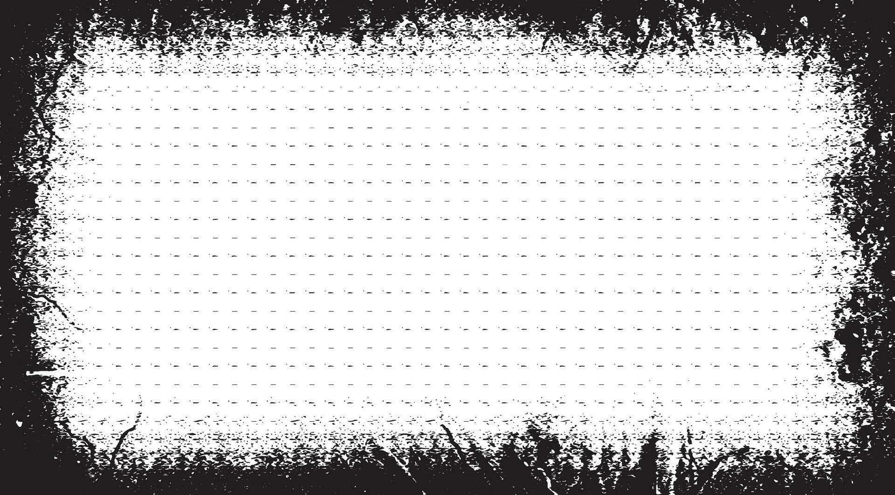 ein Weiß Platz mit ein schwarz Rahmen Hintergrund, Grunge Grenze, Grunge Rahmen schmuddelig, abstrakt vektor