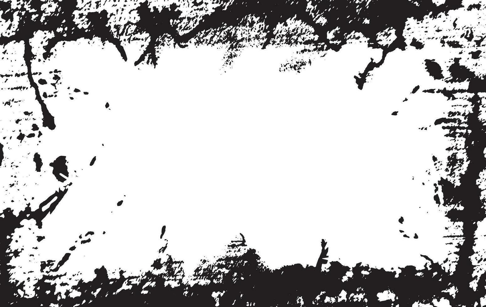 ein schwarz und Weiß Foto Rahmen von ein Platz mit ein Weiß malen, Grunge Grenze, Grunge Rahmen schmuddelig, abstrakt vektor