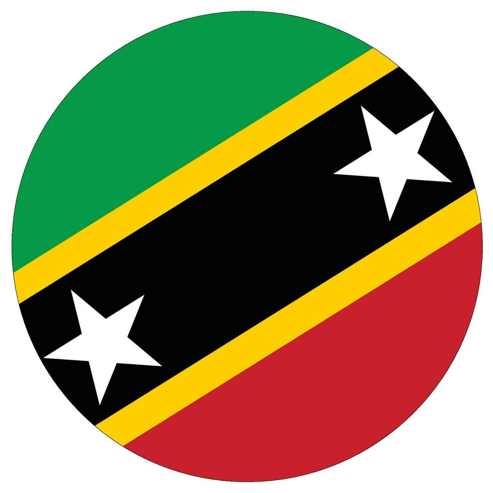 helgon kitts och nevis flagga. flagga av helgon kitts och nevis vektor