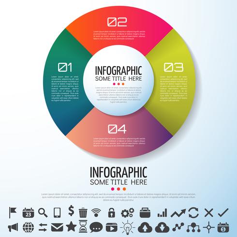 infographics Design Mall vektor