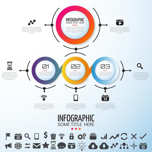 Infografiken Designvorlage vektor