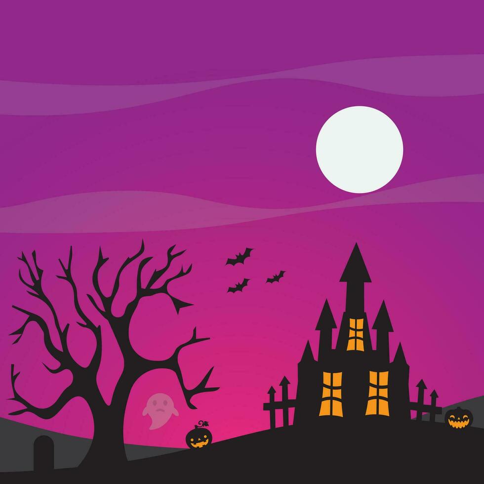 Hintergrund Vektor Design mit Halloween Thema