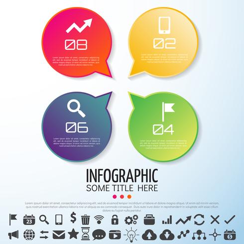 infographics Design Mall vektor