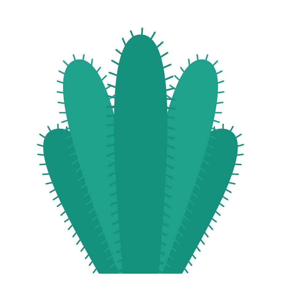 grön kaktus ikon vektor