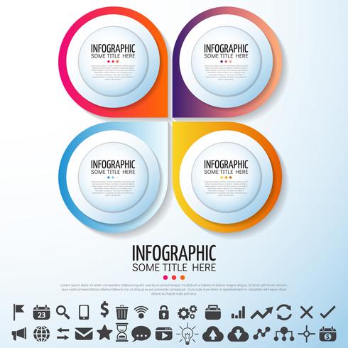 infographics Design Mall vektor