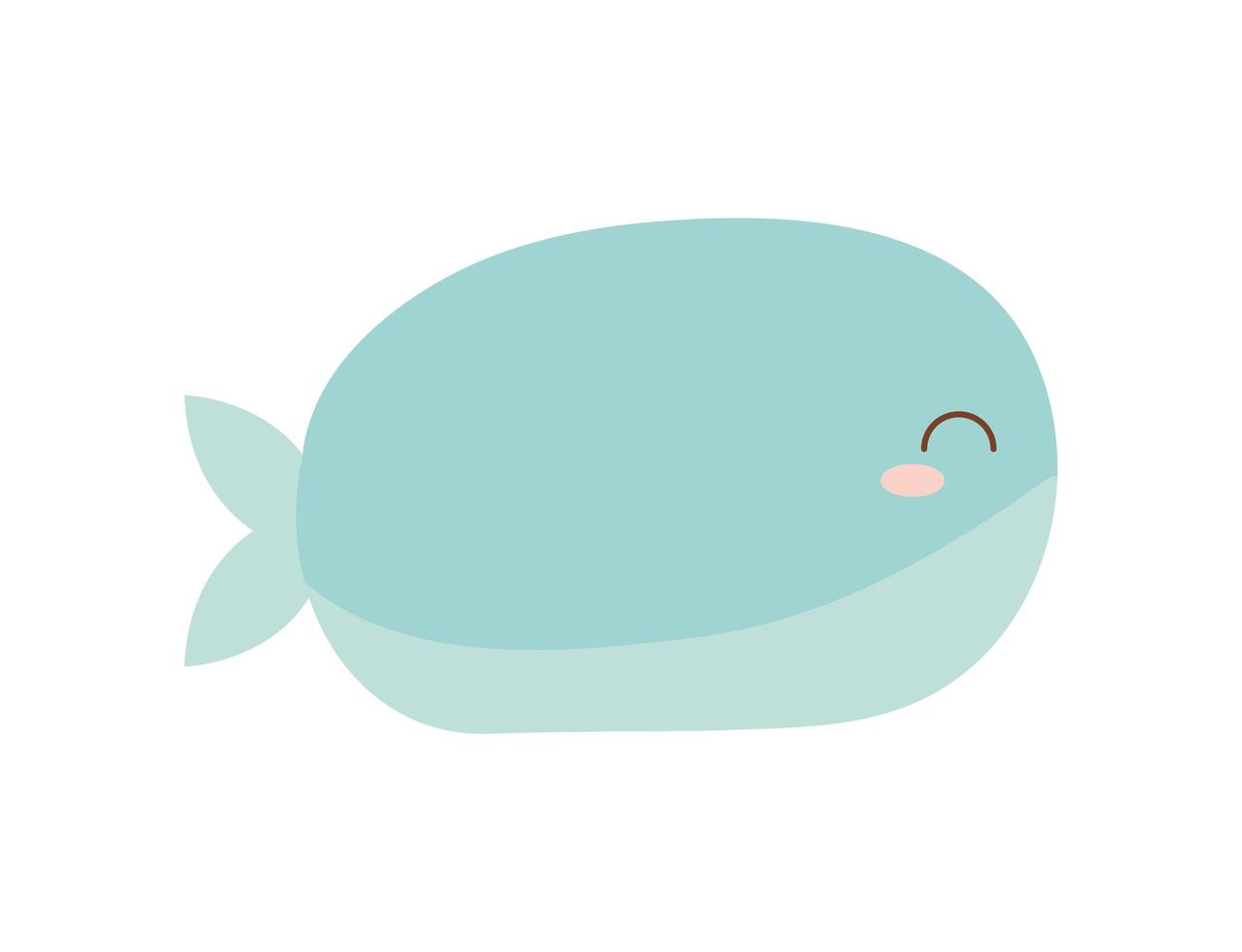 süßer Babywal vektor
