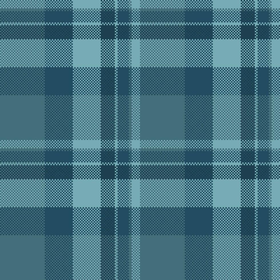 Textur nahtlos Stoff von Textil- prüfen Tartan mit ein Muster Hintergrund Plaid Vektor. vektor