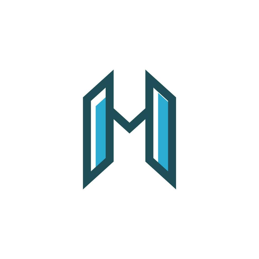 Brief m Logo Design Symbol Element Vektor mit kreativ modern Stil