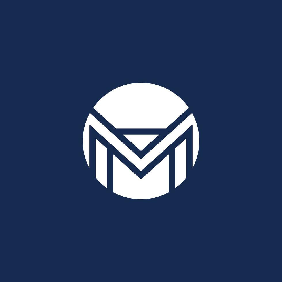 Brief m Logo Design Symbol Element Vektor mit kreativ modern Stil