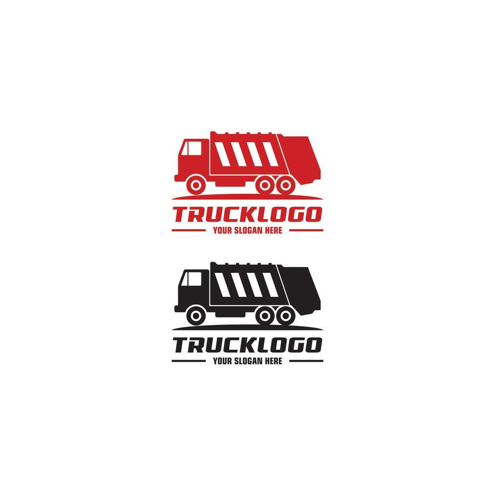 LKW-Logo. Premium-Vektor-Logo-Design isoliert. Fertiges Logo-Konzept vektor