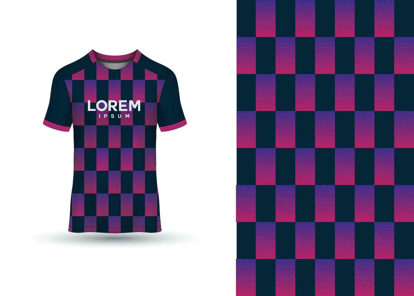 sporter t-shirts, fotboll tröjor för fotboll klubbar. enhetlig främre se vektor