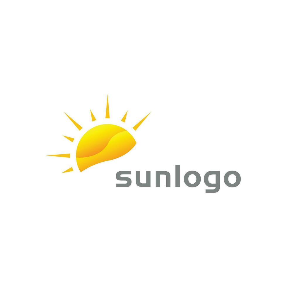 Sonne Licht zum Geschäft Logo Design Vorlage vektor