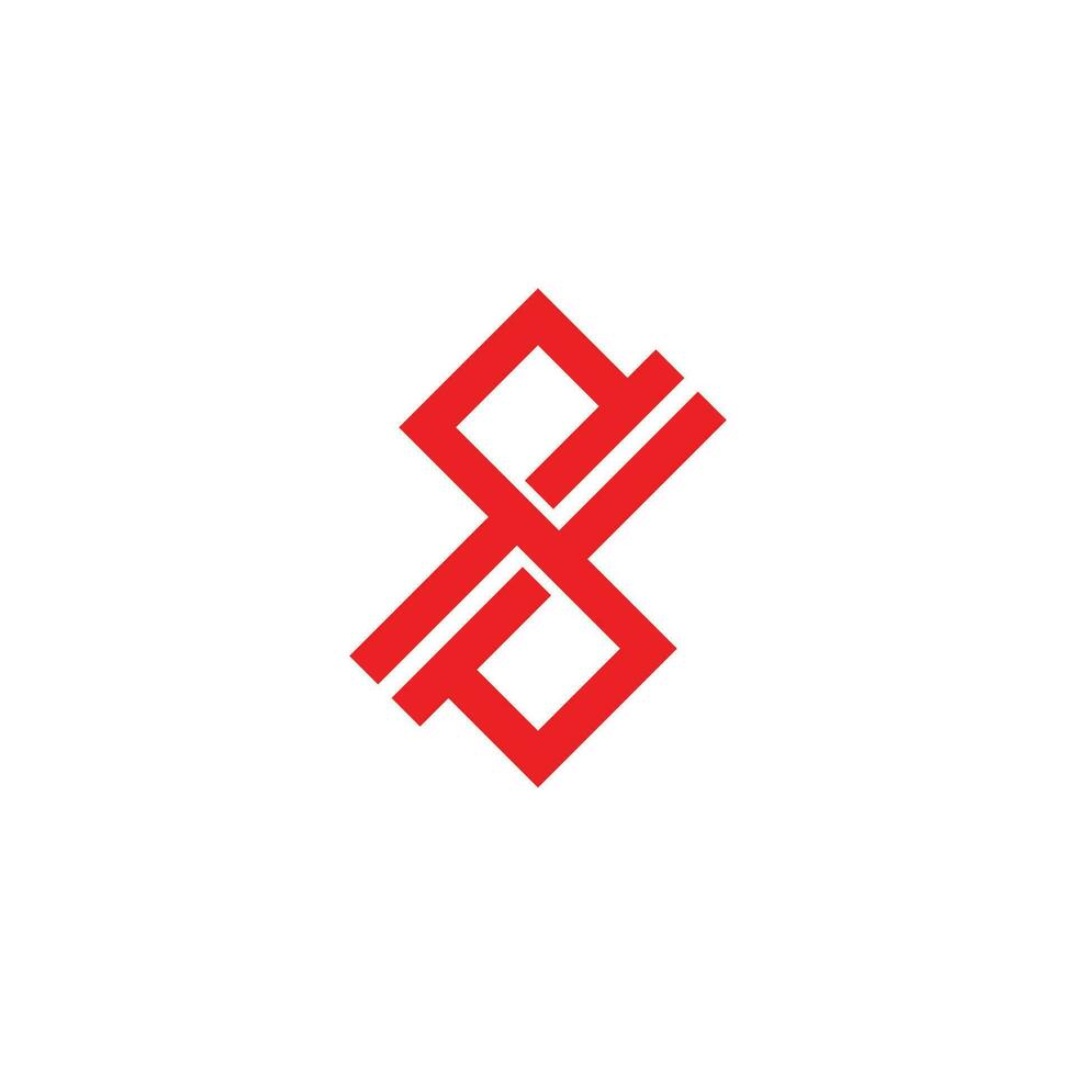 brev sb oändlighet Ränder logotyp vektor