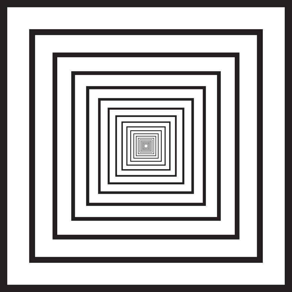 abstrakt geometrisch schwarz Illusion Muster, perfekt zum Hintergrund, Hintergrund vektor