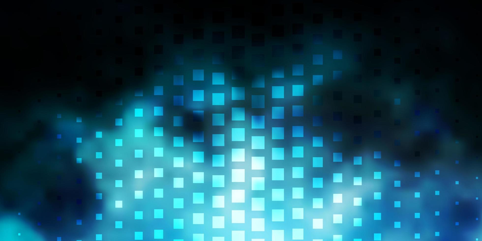 dunkelblauer Vektorhintergrund mit Rechtecken. abstrakte Farbverlaufsillustration mit bunten Rechtecken. Vorlage für Handys. vektor