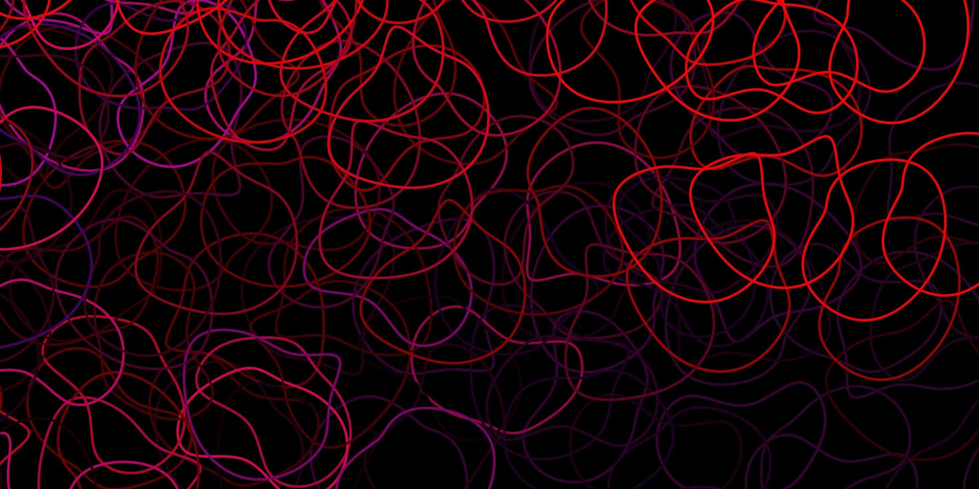 mörkrosa, röd vektorbakgrund med slumpmässiga former. vektor