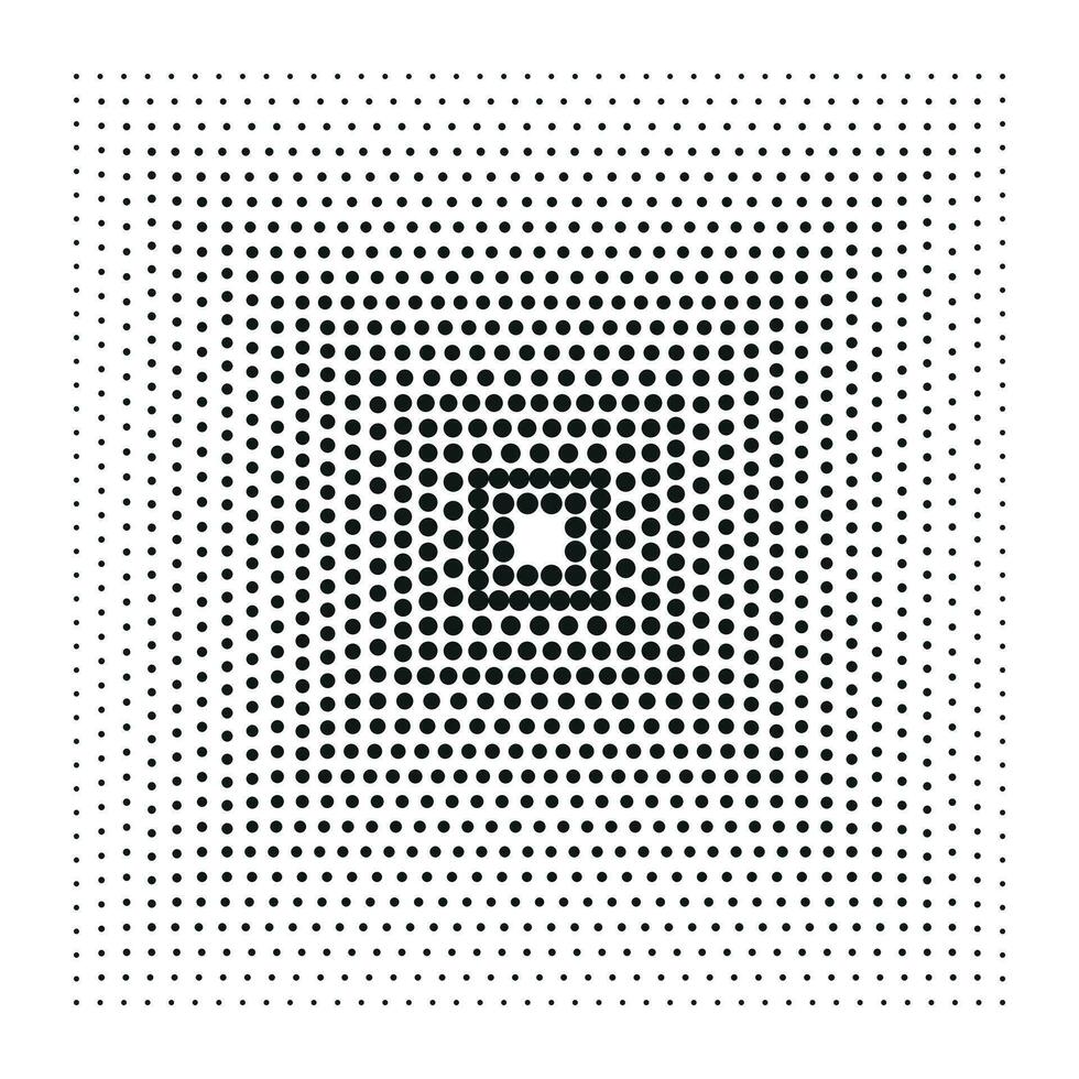 halvton rektanglar, halvton prickar mönster. vektor halvton geometrisk prickar.