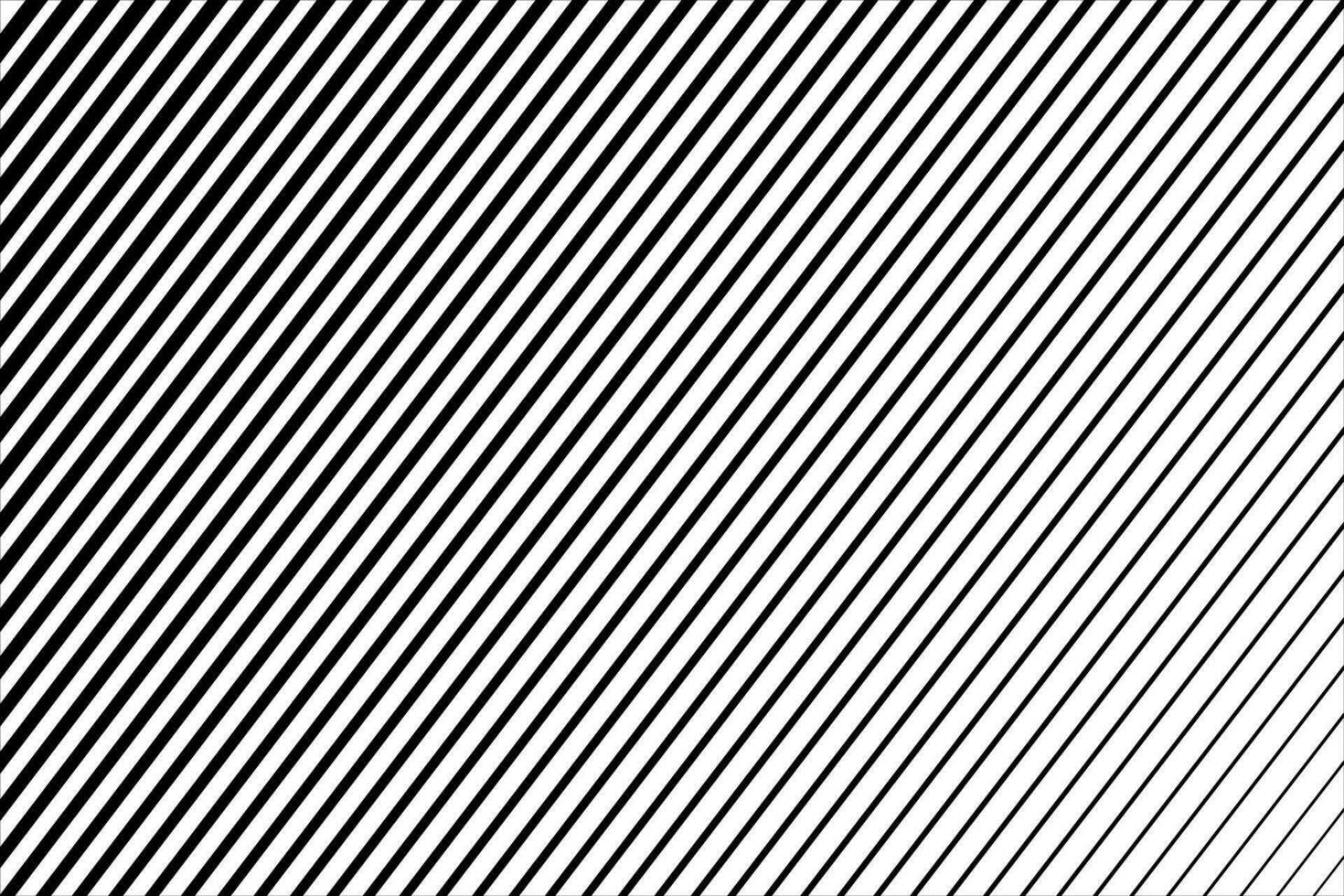 diagonal rader, sned, svartvit rand rader mönster. vektor
