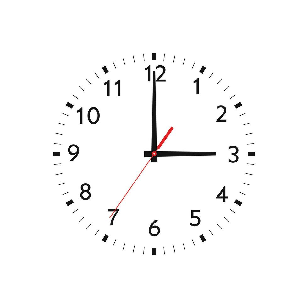 Mauer Uhr Symbol. Uhr Logo Grafik Design Konzept. Uhr Vektor Illustration