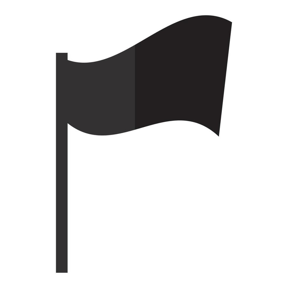 Flagge Symbol, Weiß Hintergrund. eben Design Stil. Vektor eps 10.