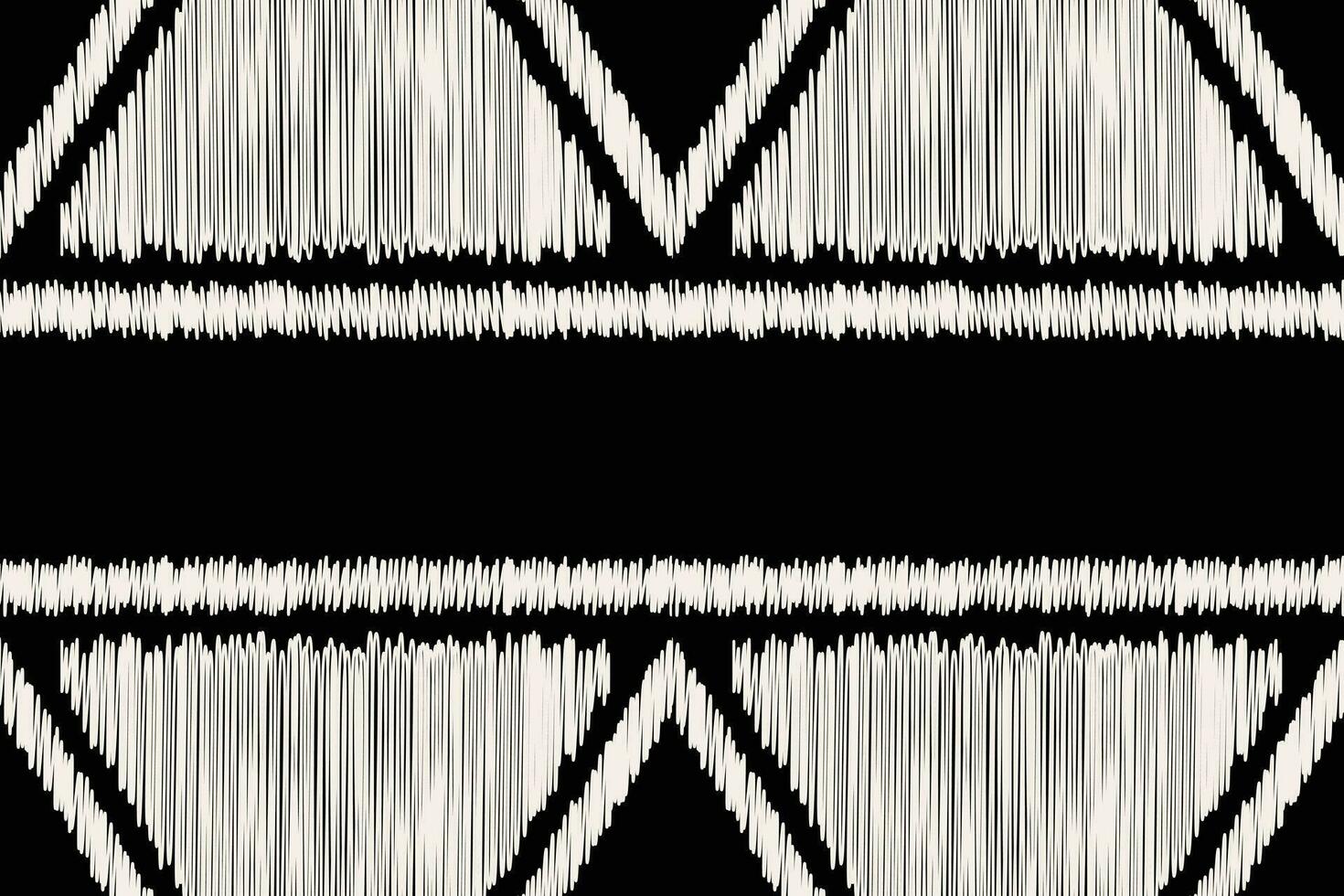 ethnisch Ikat Stoff Muster geometrisch Stil.afrikanisch Ikat Stickerei ethnisch orientalisch Muster schwarz Hintergrund. abstrakt, Vektor, Illustration. Textur, Kleidung, Rahmen, Dekoration, Teppich, Motiv. vektor