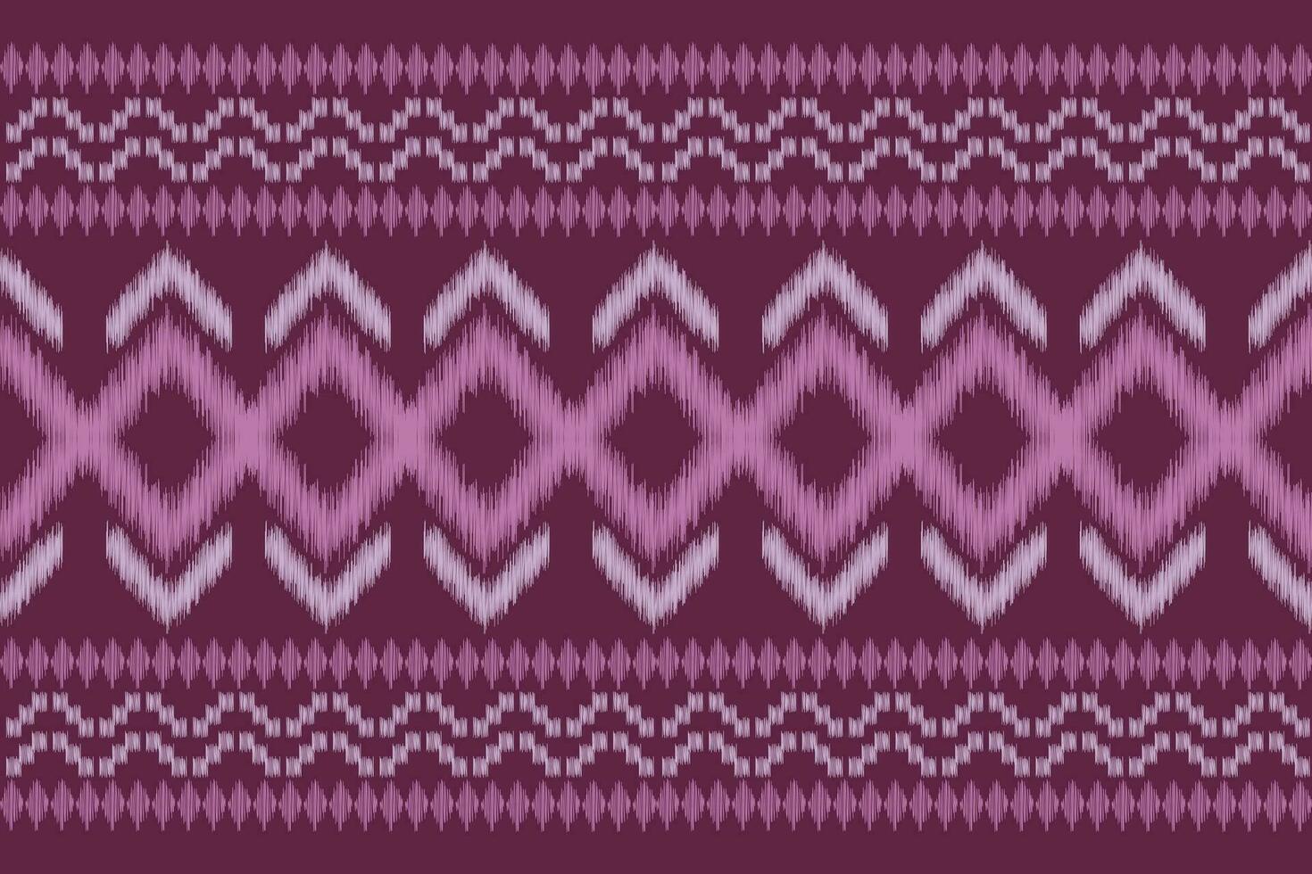 etnisk ikat tyg mönster geometrisk stil.afrikansk ikat broderi etnisk orientalisk mönster lila violett bakgrund. abstrakt, vektor, illustration.textur, kläder, ram, dekoration, matta, motiv. vektor