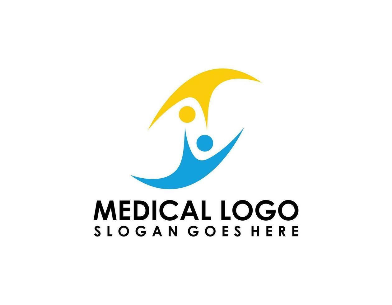 hälsa logotyp design, hälsa medicinsk logotyp mall vektor