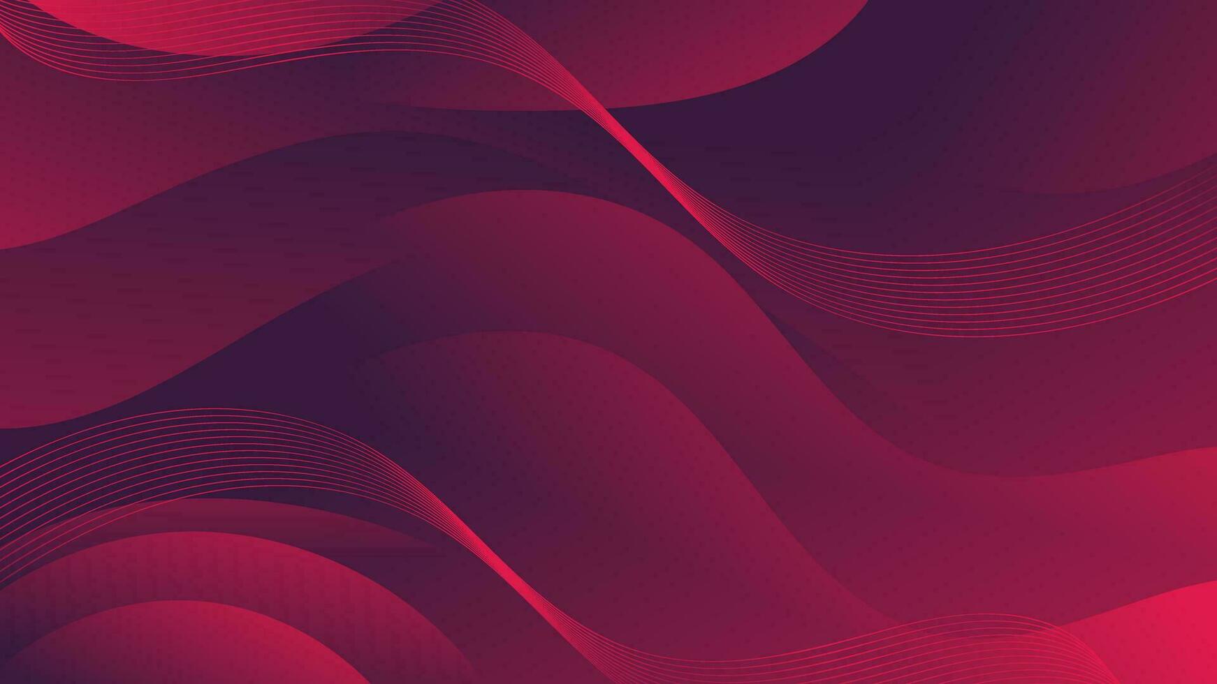 abstrakt rot Flüssigkeit Welle Hintergrund vektor
