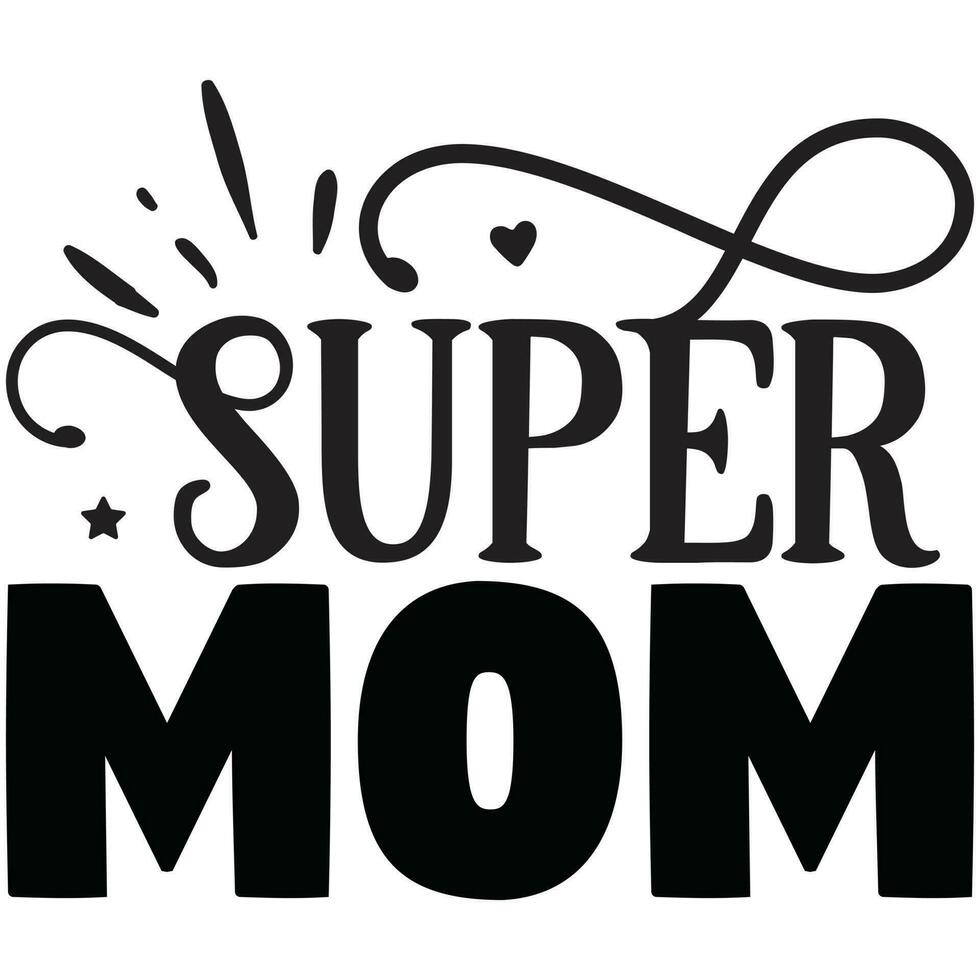 Super Mama-Design vektor