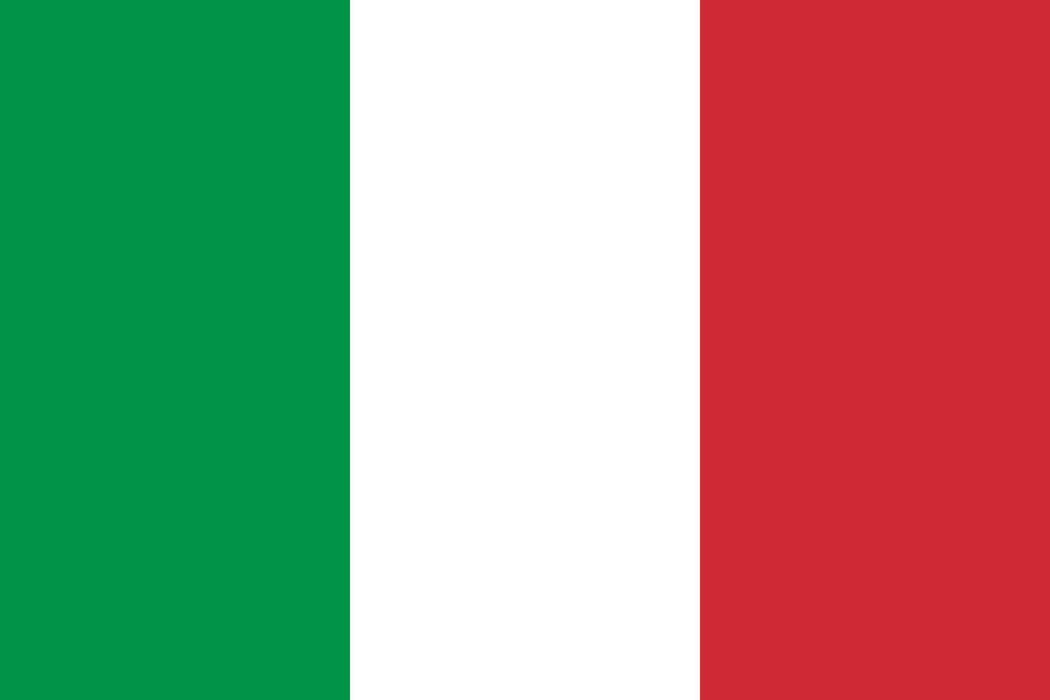 Italien nationell flag.italy flagga i de rätt förhållande vektor