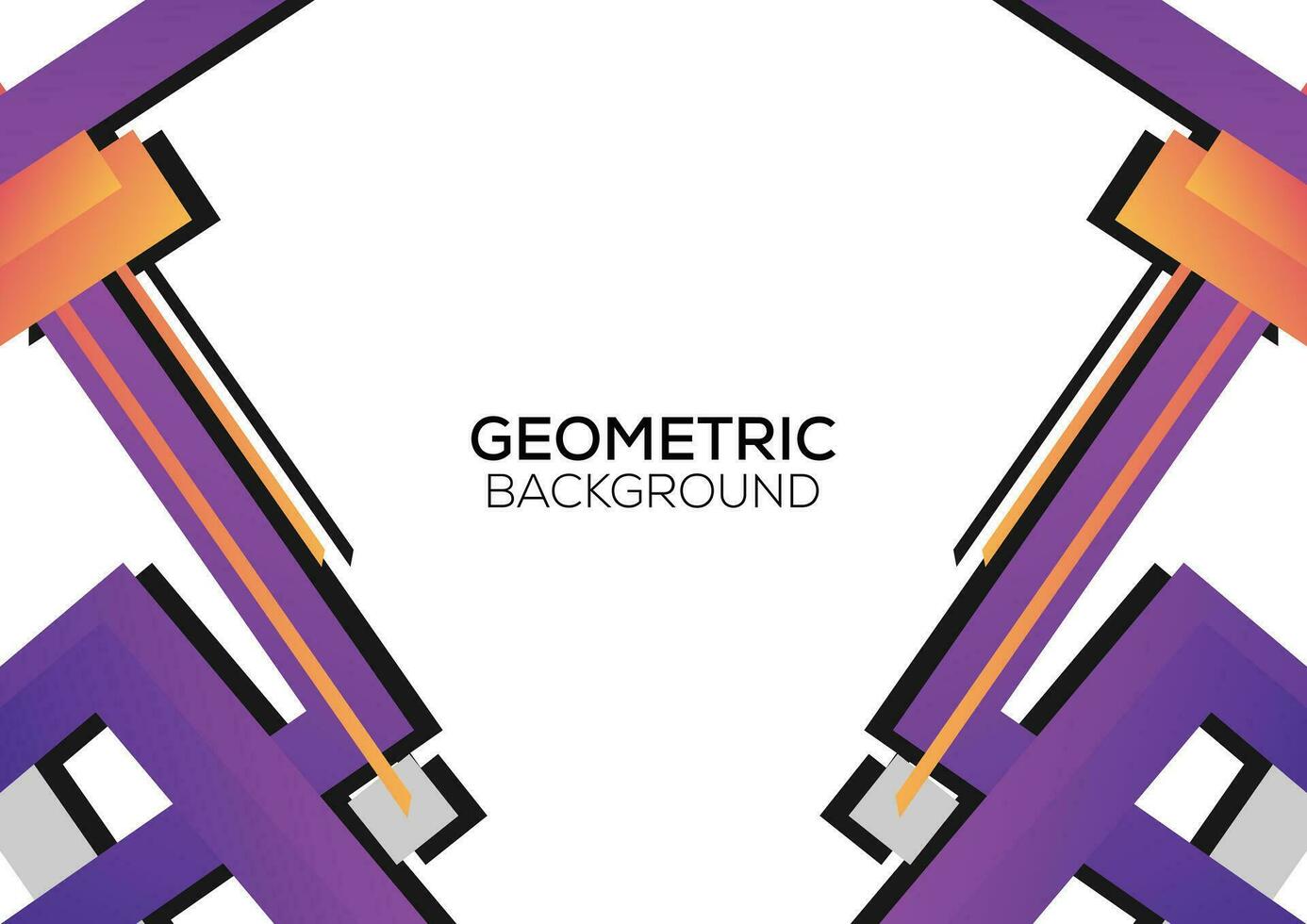 modern geometrisch Design kreativ Hintergrund vektor