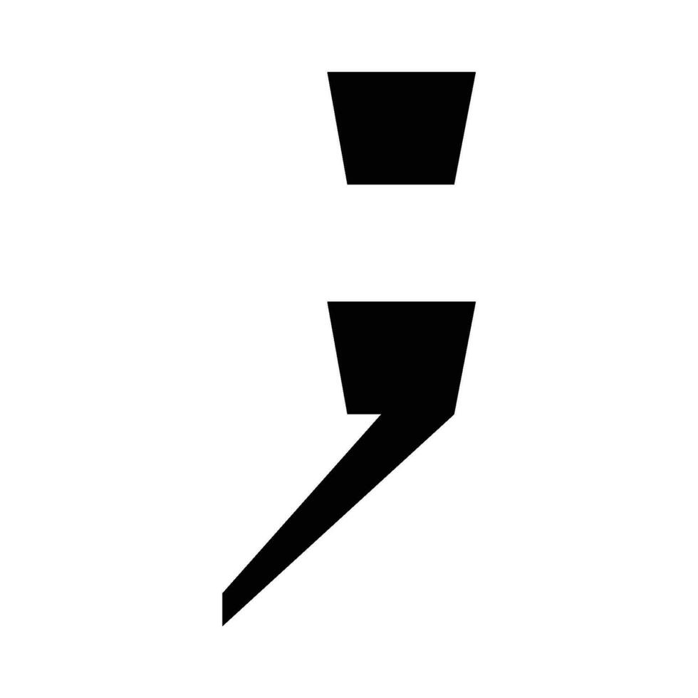 Semikolon Symbol Vektor