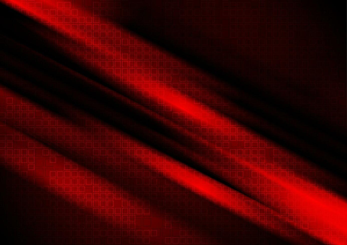 mörk röd lysande Ränder och rutig bakgrund vektor