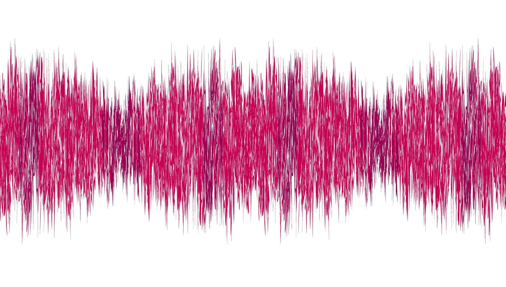 Rosa digitaler Schallwellenhintergrund, Musik- und High-Tech-Diagrammkonzept, Design für Musikstudio und Wissenschaft vektor